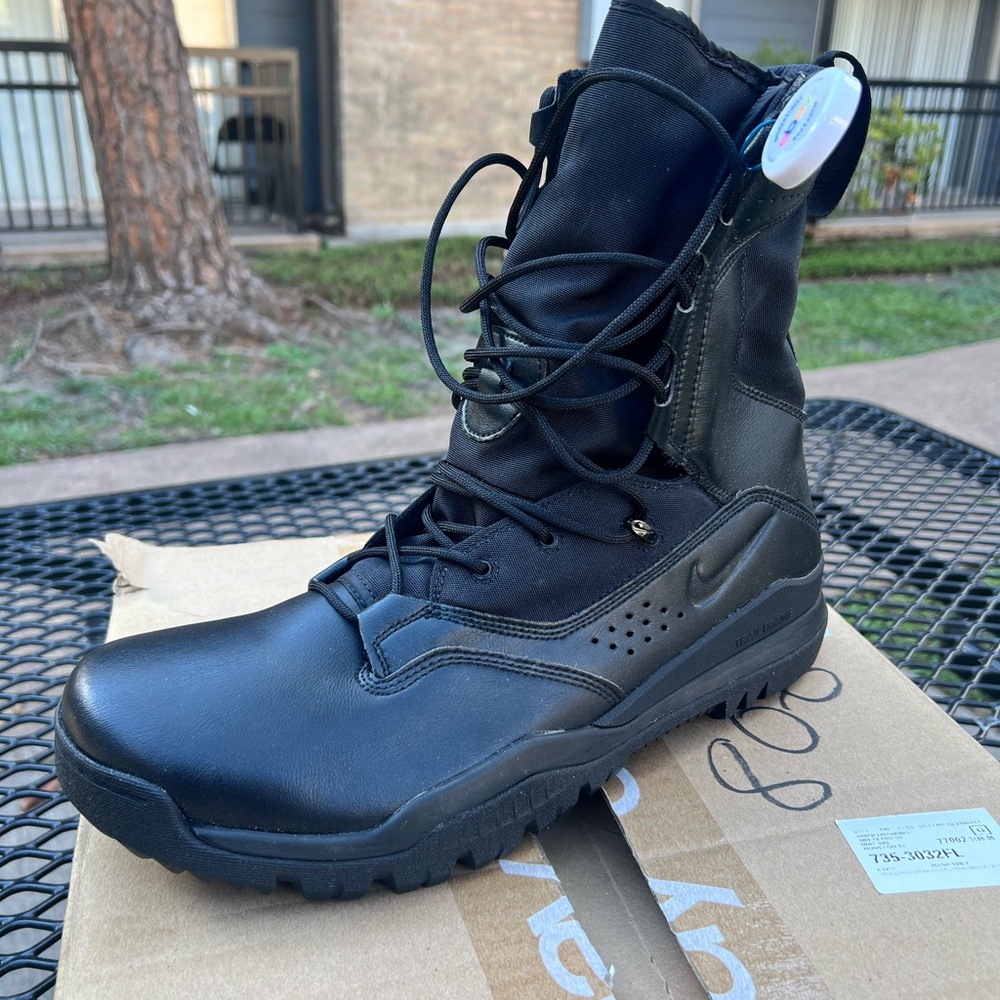 Nike Black Combat Boots